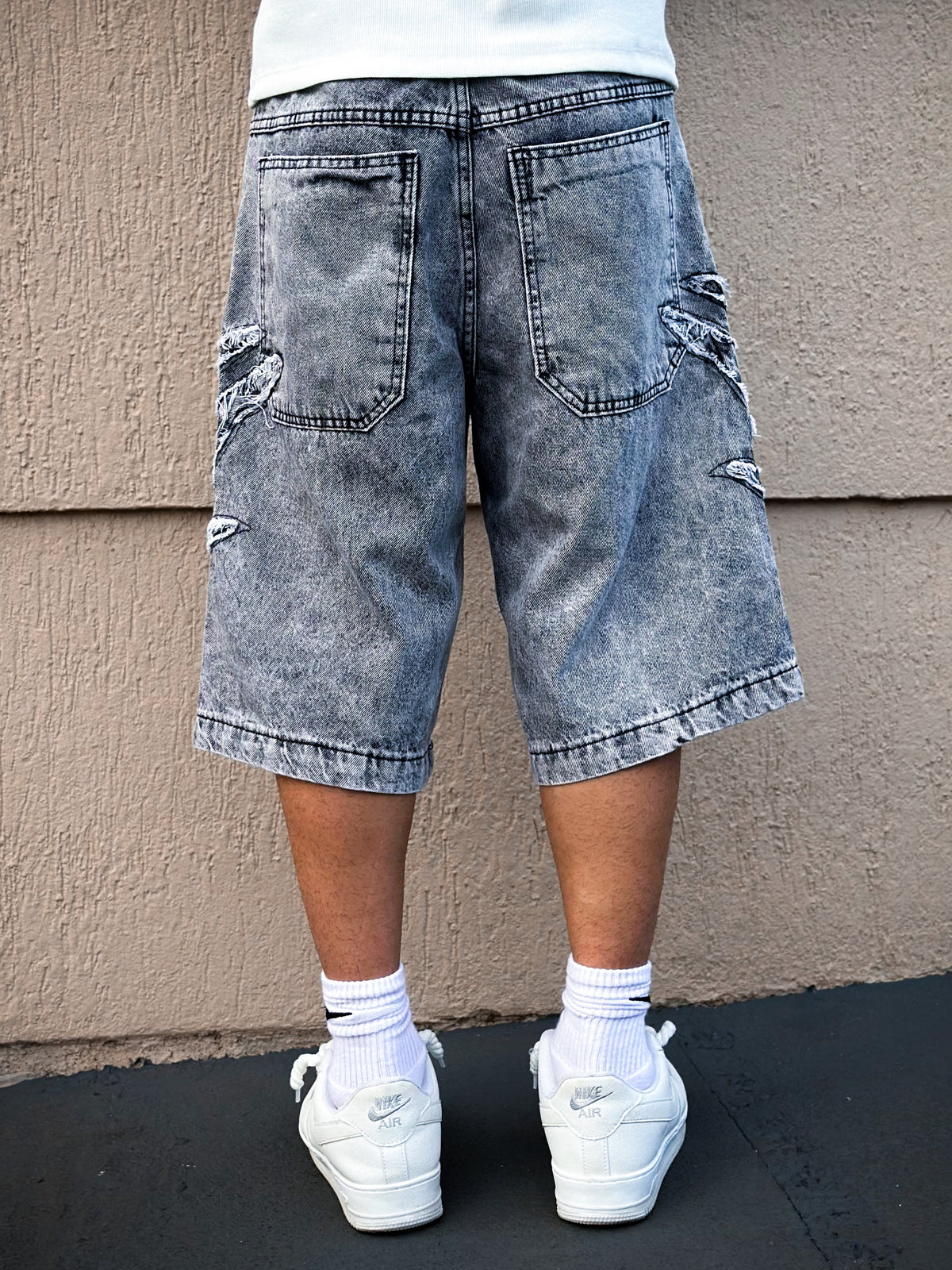 Stonewash Jorts