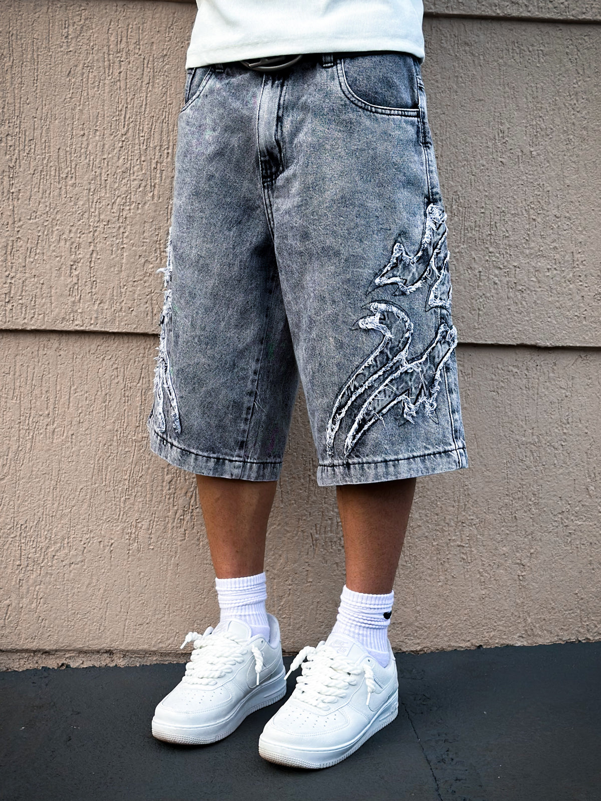 Stonewash Jorts