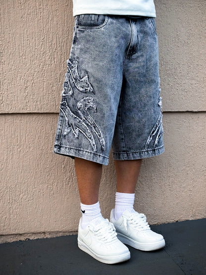 Stonewash Jorts