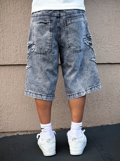 Stonewash Jorts